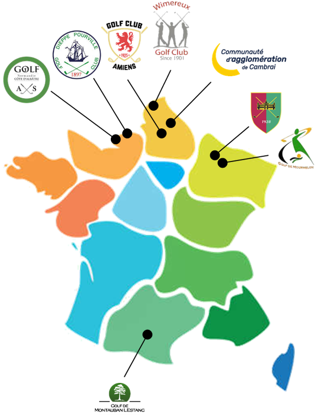 Carte des références